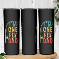 Fly Fishing Skinny Tumbler Funny Fathers Day Reel Cool Dad Papa Fly Tying Fisherman