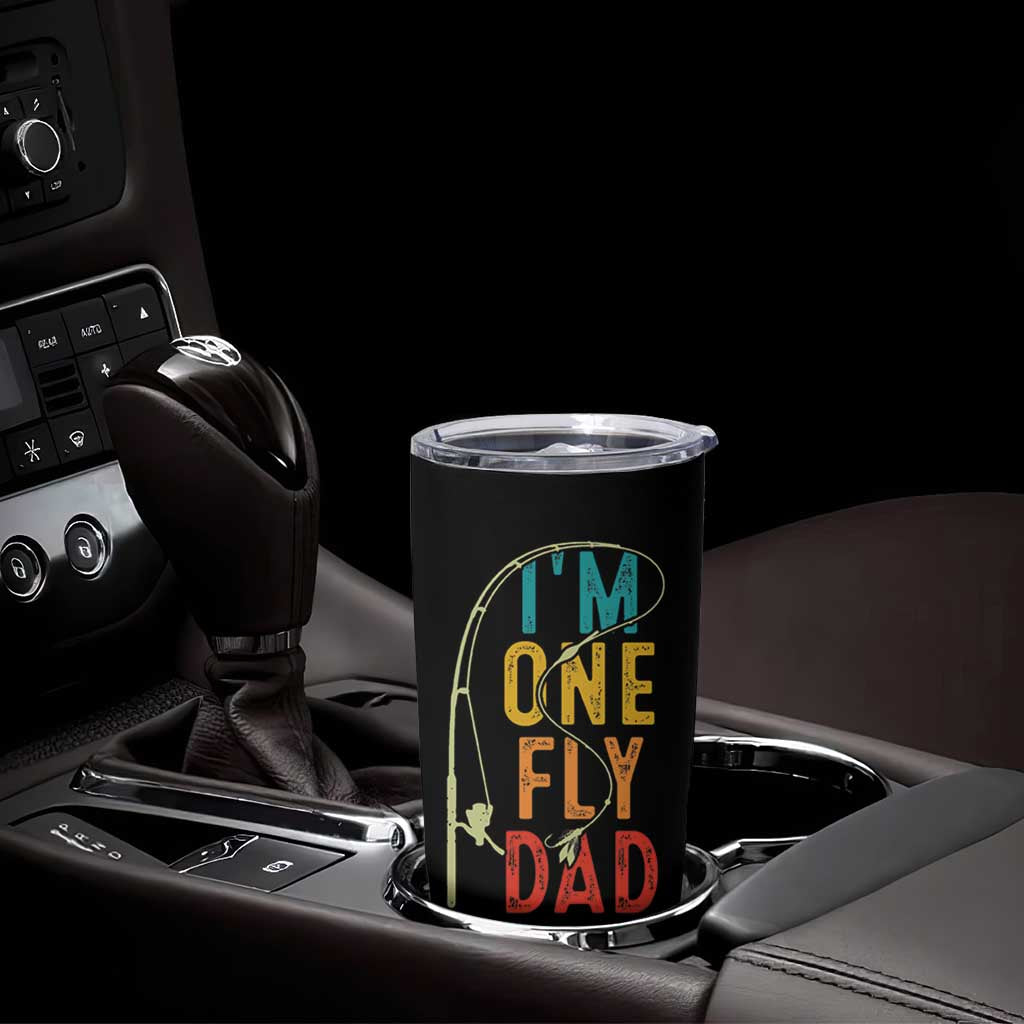 Fly Fishing Tumbler Cup Funny Fathers Day Reel Cool Dad Papa Fly Tying Fisherman