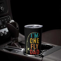 Fly Fishing Tumbler Cup Funny Fathers Day Reel Cool Dad Papa Fly Tying Fisherman