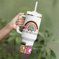Best Bus Driver Ever Appreciation Tumbler With Handle For The Very Best Early Rising Mirror Checking Safe Traveling Kid Loving - Wonder Print Shop