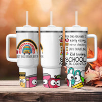 Best Bus Driver Ever Appreciation Tumbler With Handle For The Very Best Early Rising Mirror Checking Safe Traveling Kid Loving - Wonder Print Shop