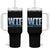 WTF Where's The Fish Tumbler With Handle Funny Fishing Gifts Dad Grandpa Fathers Day
