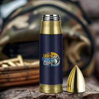 Lucky Fishing Bullet Tumbler Funny Fathers Day Fishing Gifts For Men