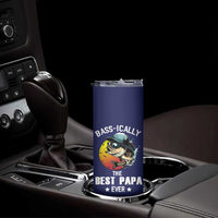 Fishing Gifts For Men Skinny Tumbler Best Papa Ever Bass Fish Fisherman Fathers Day Gift