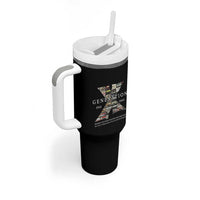 Gen X Generation Tumbler With Handle 80's rock bands cassette tape - Wonder Print Shop