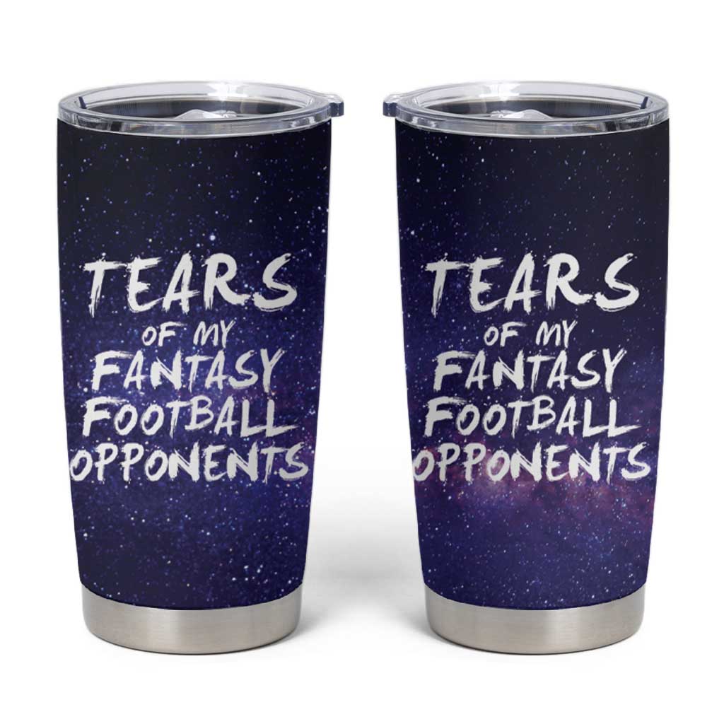 Funny American Football Tumbler Cup Tears of My Fantasy Football Opponents Coffee Cup - Wonder Print Shop