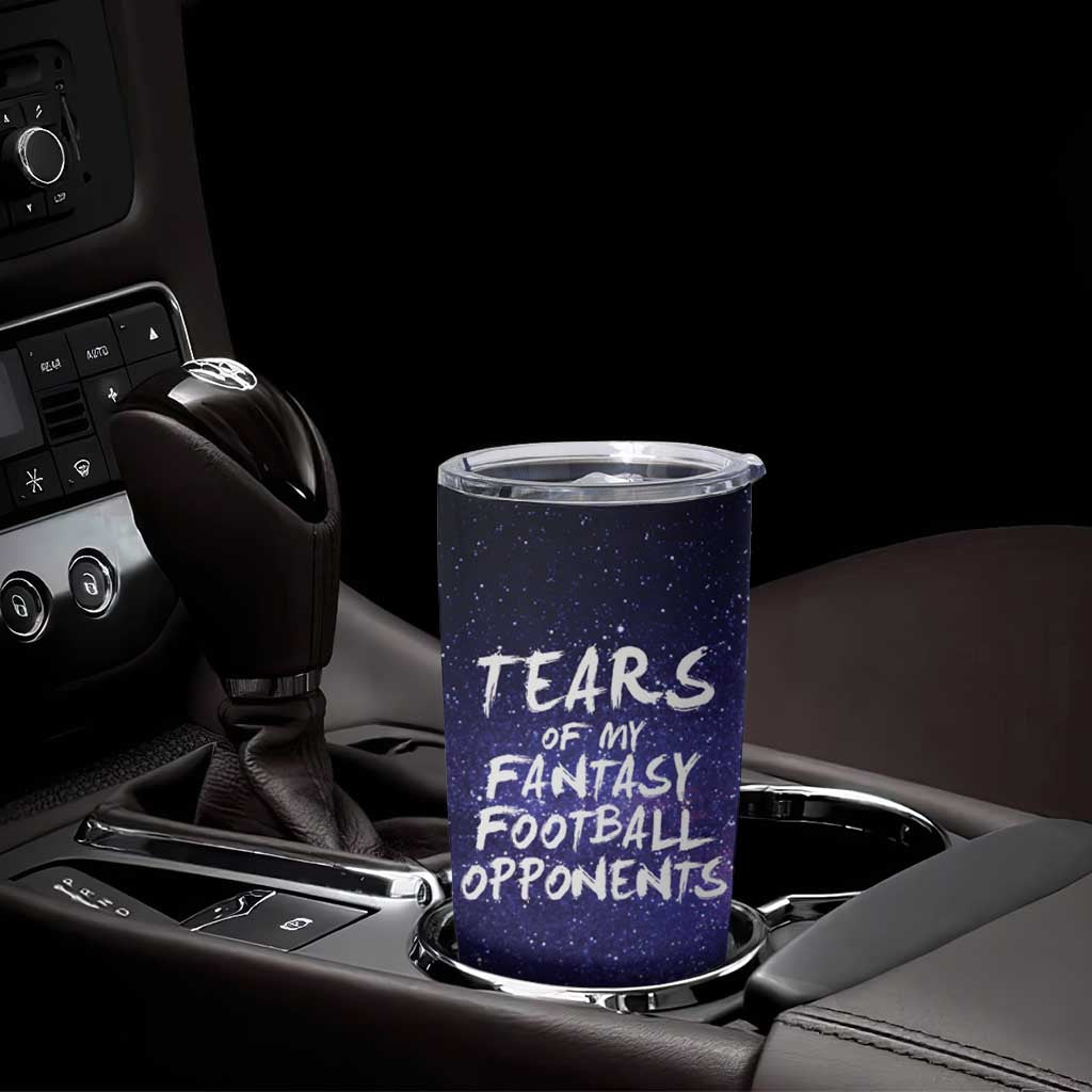 Funny American Football Tumbler Cup Tears of My Fantasy Football Opponents Coffee Cup - Wonder Print Shop