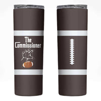 Fantasy Football Commissioner Draft Party Commish FFL Skinny Tumbler Sports Party Gifts - Wonder Print Shop