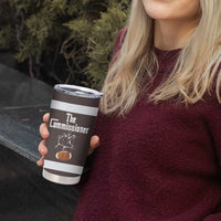 Fantasy Football Commissioner Draft Party Commish FFL Tumbler Cup Sports Party Gifts - Wonder Print Shop