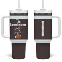 Fantasy Football Commissioner Draft Party Commish FFL Tumbler With Handle Sports Party Gifts - Wonder Print Shop