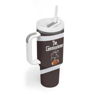 Fantasy Football Commissioner Draft Party Commish FFL Tumbler With Handle Sports Party Gifts - Wonder Print Shop
