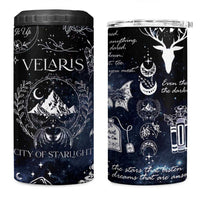 Velaris City Of Starlight 4 in 1 Can Cooler Tumbler Fantasy Night Sky Bookish Book Lovers