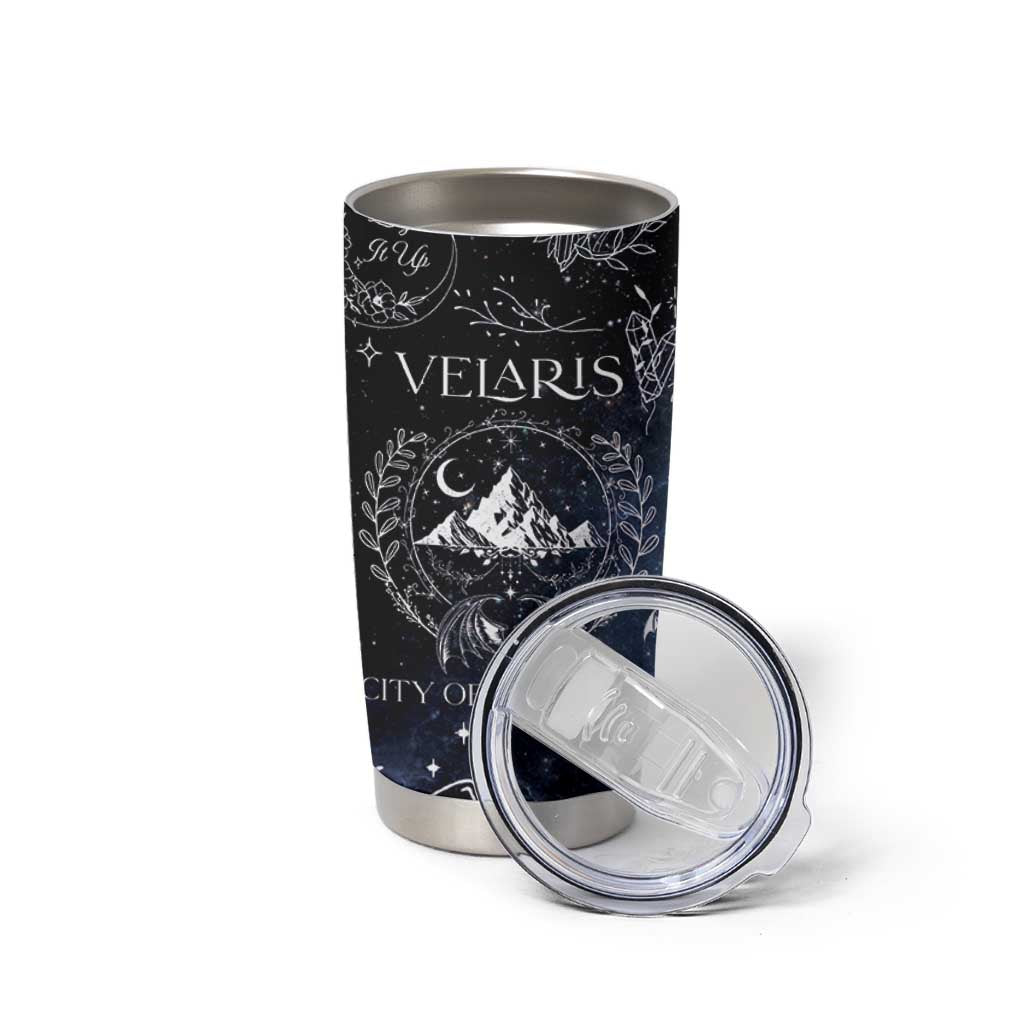 Velaris City Of Starlight Tumbler Cup Fantasy Night Sky Bookish Book Lovers