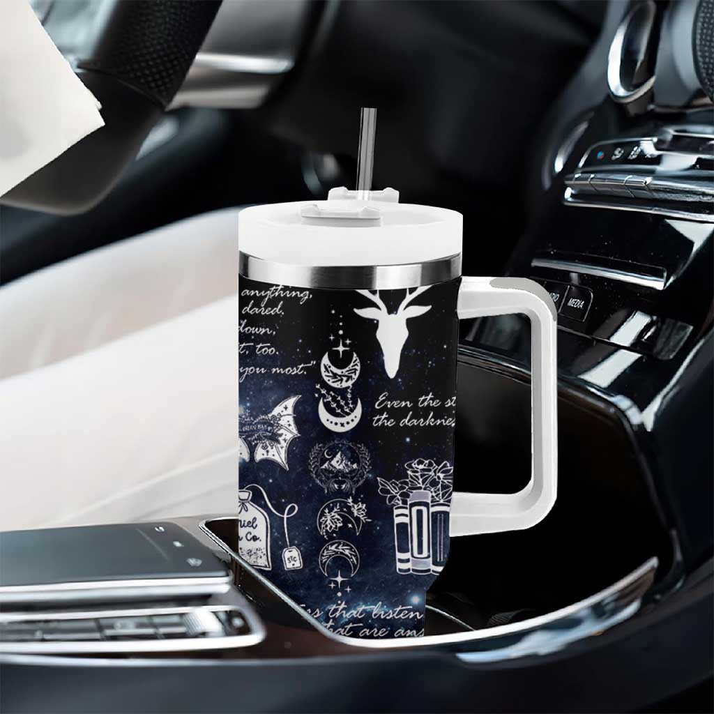 Velaris City Of Starlight Tumbler With Handle Fantasy Night Sky Bookish Book Lovers