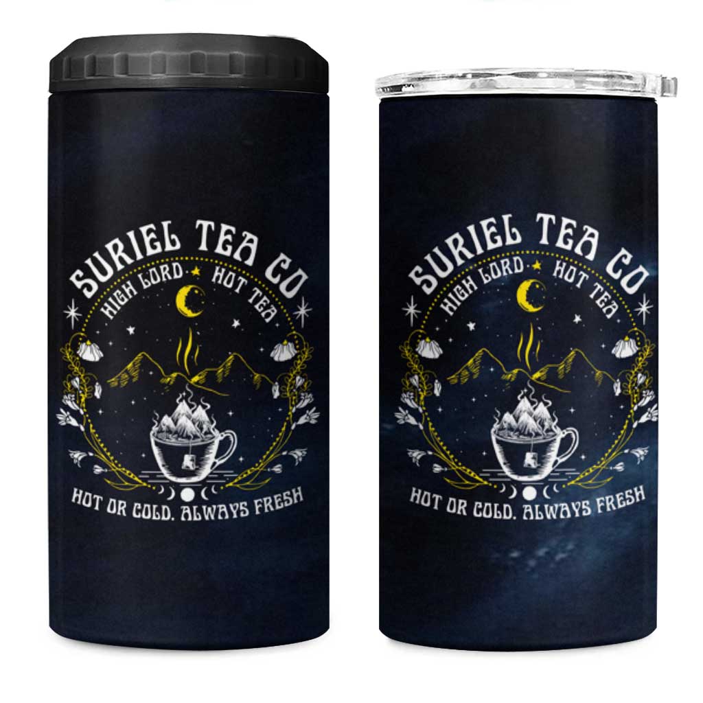 Suriel Tea Co Banned Books 4 in 1 Can Cooler Tumbler Acotar City Of Starlight Velaris Coffee Mug - Wonder Print Shop