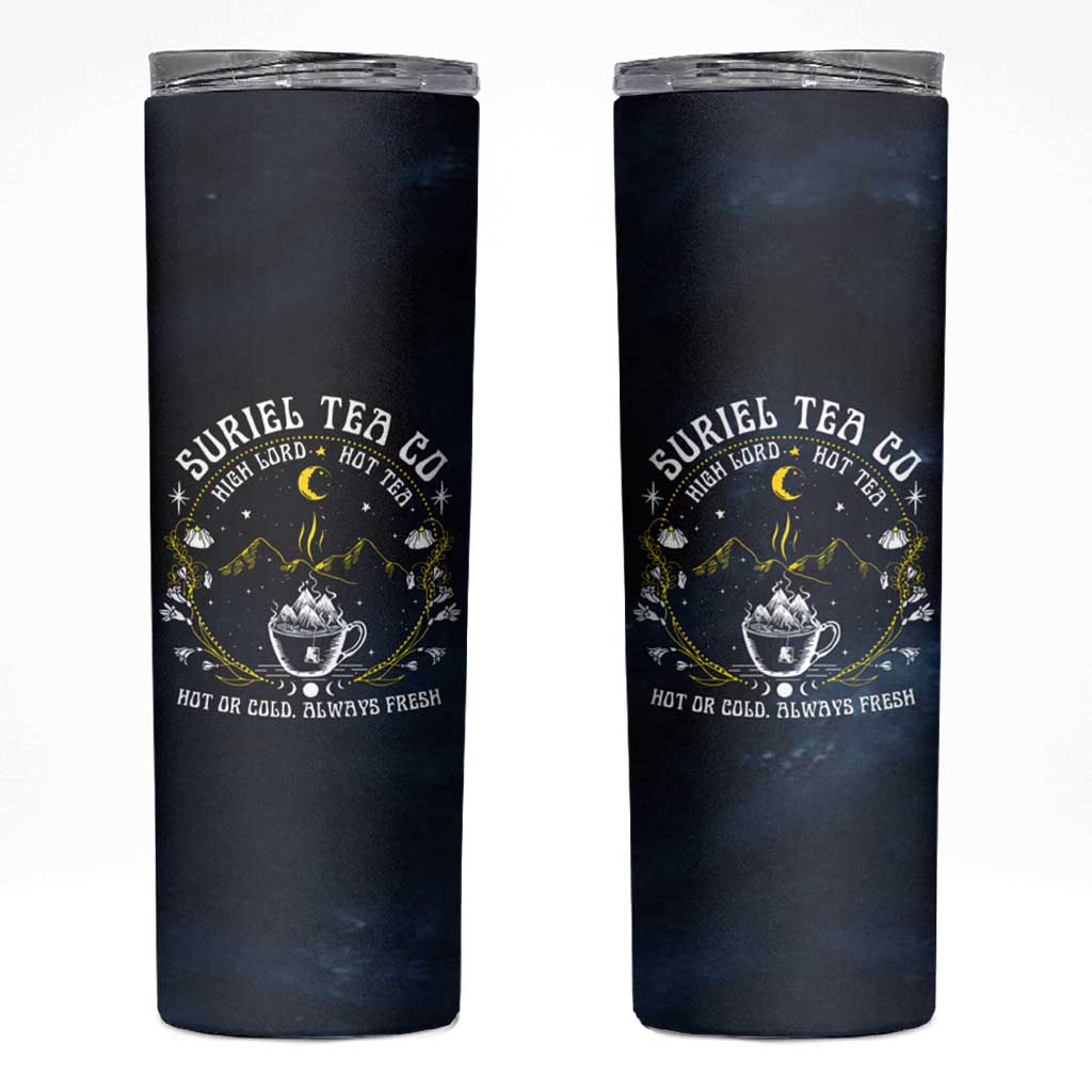 Suriel Tea Co Banned Books Skinny Tumbler Acotar City Of Starlight Velaris Coffee Mug - Wonder Print Shop