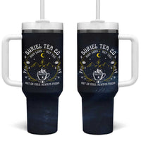 Suriel Tea Co Banned Books Tumbler With Handle Acotar City Of Starlight Velaris Coffee Mug - Wonder Print Shop