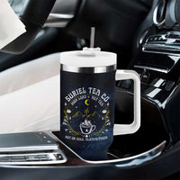 Suriel Tea Co Banned Books Tumbler With Handle Acotar City Of Starlight Velaris Coffee Mug - Wonder Print Shop