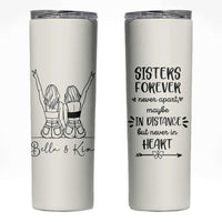 Personalized Long Distance Friendship Gift Skinny Tumbler Custom Name Best Friends Gifts For Women Bestie