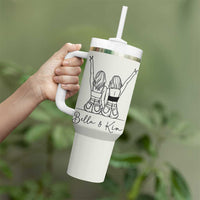 Personalized Long Distance Friendship Gift Tumbler With Handle Custom Name Best Friends Gifts For Women Bestie