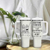 Personalized Long Distance Friendship Gift Tumbler With Handle Custom Name Best Friends Gifts For Women Bestie