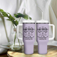 Harris Walz 2024 Tumbler With Handle Mind Your Own Damn Business Madam President Girl Power - Wonder Print Shop