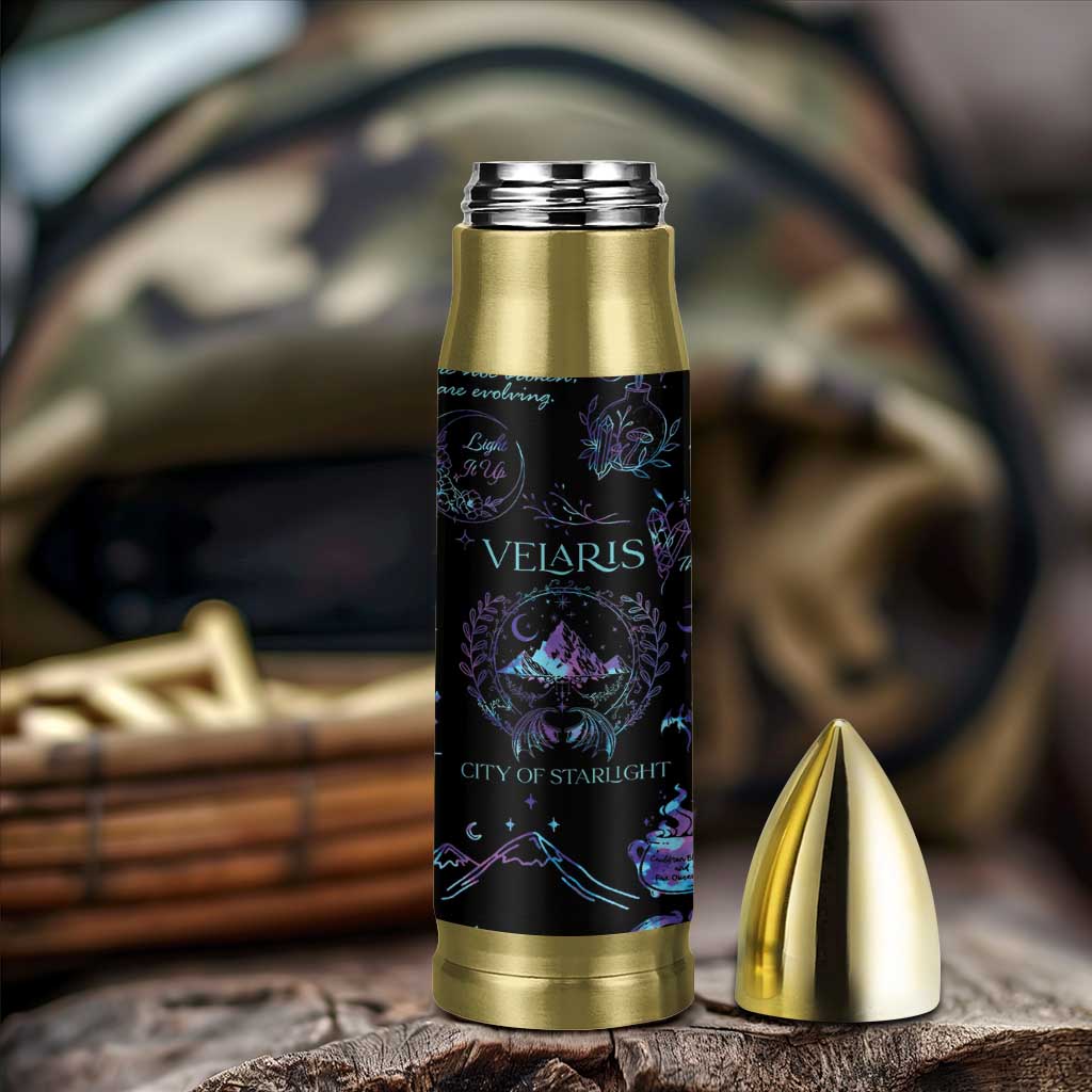 Velaris City Of Starlight Bullet Tumbler Fantasy Celestial City Night Sky Bookish Book Lovers