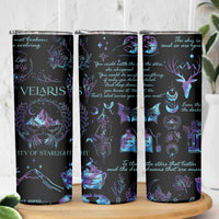 Velaris City Of Starlight Skinny Tumbler Fantasy Celestial City Night Sky Bookish Book Lovers