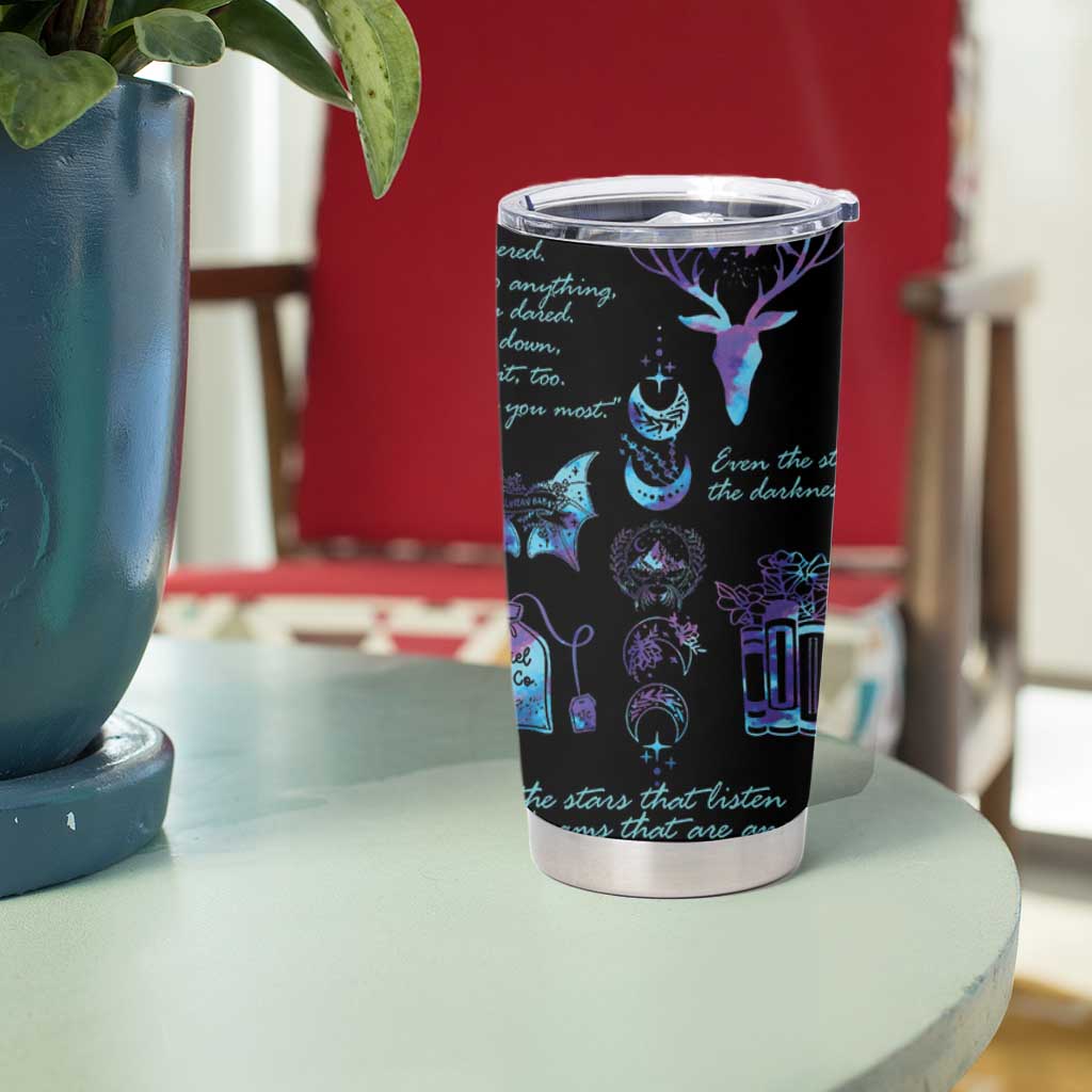 Velaris City Of Starlight Tumbler Cup Fantasy Celestial City Night Sky Bookish Book Lovers