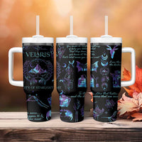 Velaris City Of Starlight Tumbler With Handle Fantasy Celestial City Night Sky Bookish Book Lovers