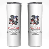 Horse Lovers Skinny Tumbler Advice From A Horse Inspiration