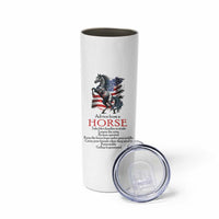 Horse Lovers Skinny Tumbler Advice From A Horse Inspiration