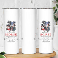 Horse Lovers Skinny Tumbler Advice From A Horse Inspiration