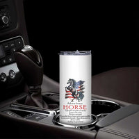 Horse Lovers Skinny Tumbler Advice From A Horse Inspiration
