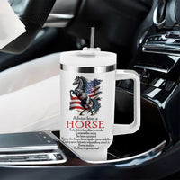 Horse Lovers Tumbler With Handle Advice From A Horse Inspiration