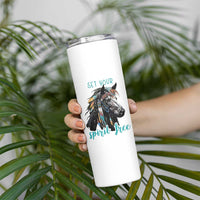 Horse Lovers Skinny Tumbler Cowgirl Cowboy Equestrian Gifts