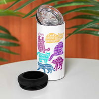 Cat Lover Gifts 4 in 1 Can Cooler Tumbler Kitten Quotes From Famous Writers Authors and Feline Lovers