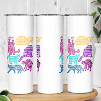 Cat Lover Gifts Skinny Tumbler Kitten Quotes From Famous Writers Authors and Feline Lovers