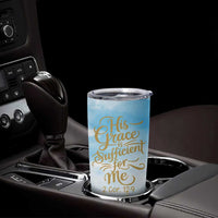 Christian Gifts For Women Tumbler Cup Encouraging Bible Verse Cross His Grace Is Sufficient For Me