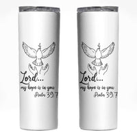 Christian Gifts Skinny Tumbler Bible Verse My Hope Is in You Psalm 39:7