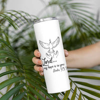 Christian Gifts Skinny Tumbler Bible Verse My Hope Is in You Psalm 39:7