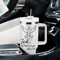 Christian Gifts Tumbler With Handle Bible Verse My Hope Is in You Psalm 39:7