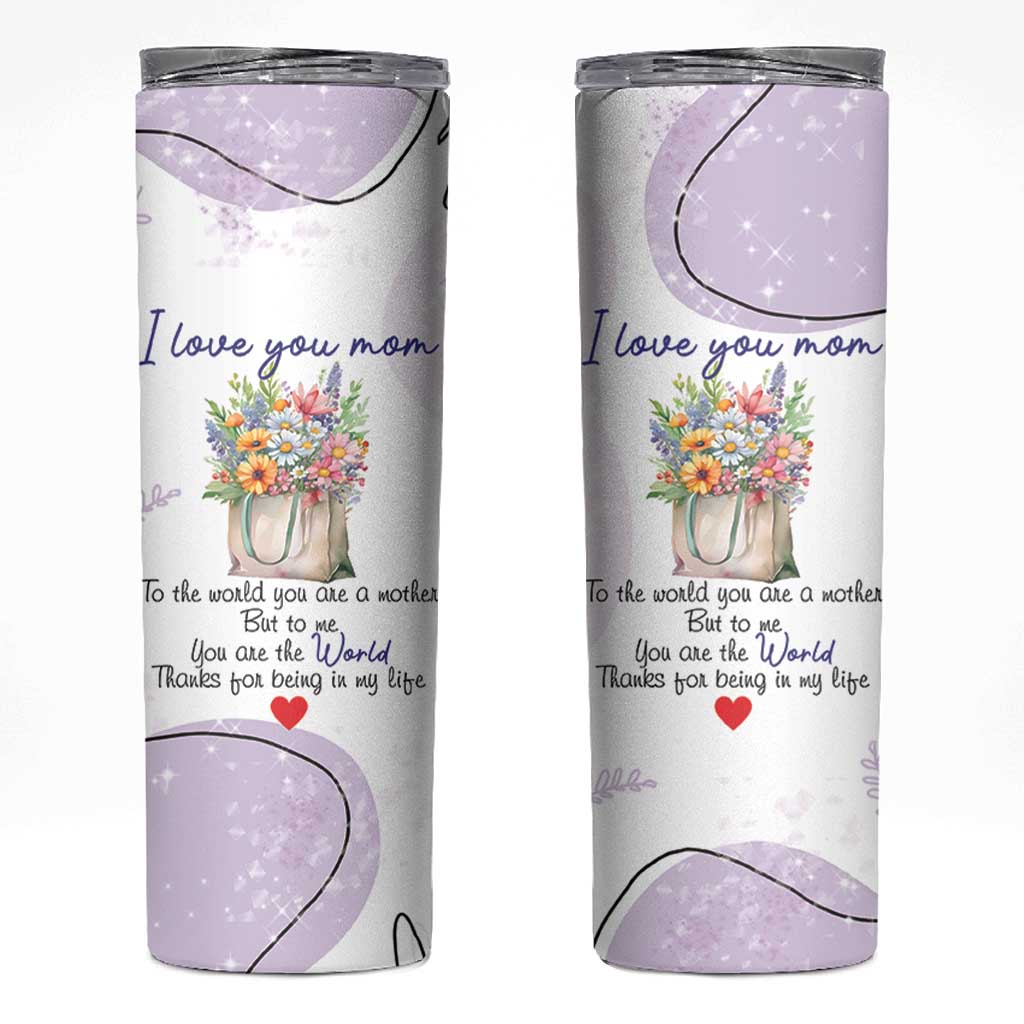 Birthday Gifts For Mom Skinny Tumbler From Daughter Son I Love You Mom Valentines Mothers Day Present