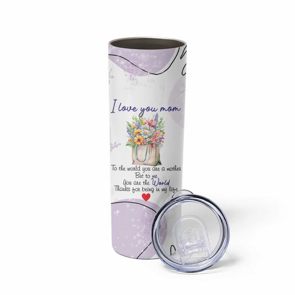 Birthday Gifts For Mom Skinny Tumbler From Daughter Son I Love You Mom Valentines Mothers Day Present
