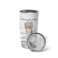 Birthday Gifts For Mom Tumbler Cup From Daughter Son I Love You Mom Valentines Mothers Day Present