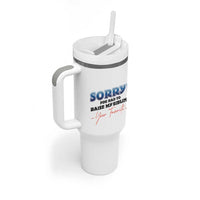 Sorry You Had To Raise My Siblings Tumbler With Handle Funny Gift From Daughter Son Your Favorite Child