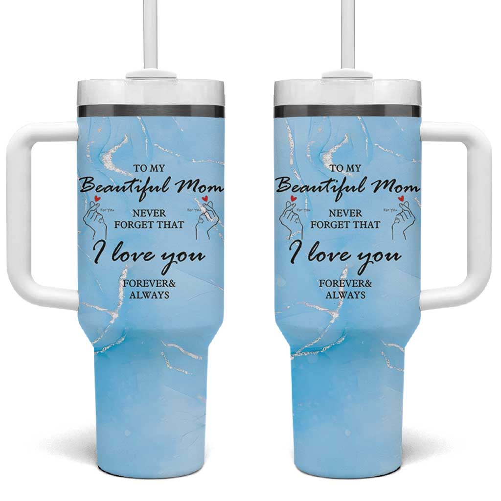 Valentine Gifts For Mom Tumbler With Handle I Love You Mom Mama Momma Gift Ideas