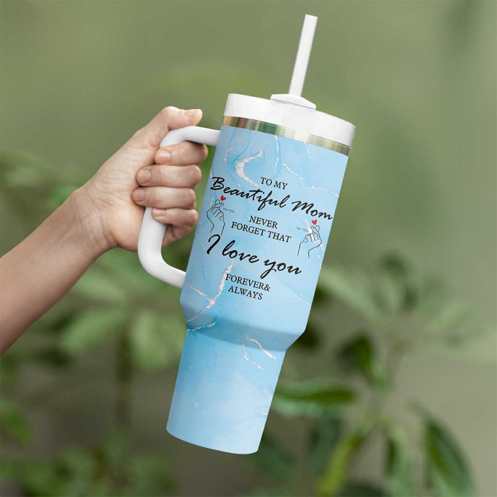 Valentine Gifts For Mom Tumbler With Handle I Love You Mom Mama Momma Gift Ideas