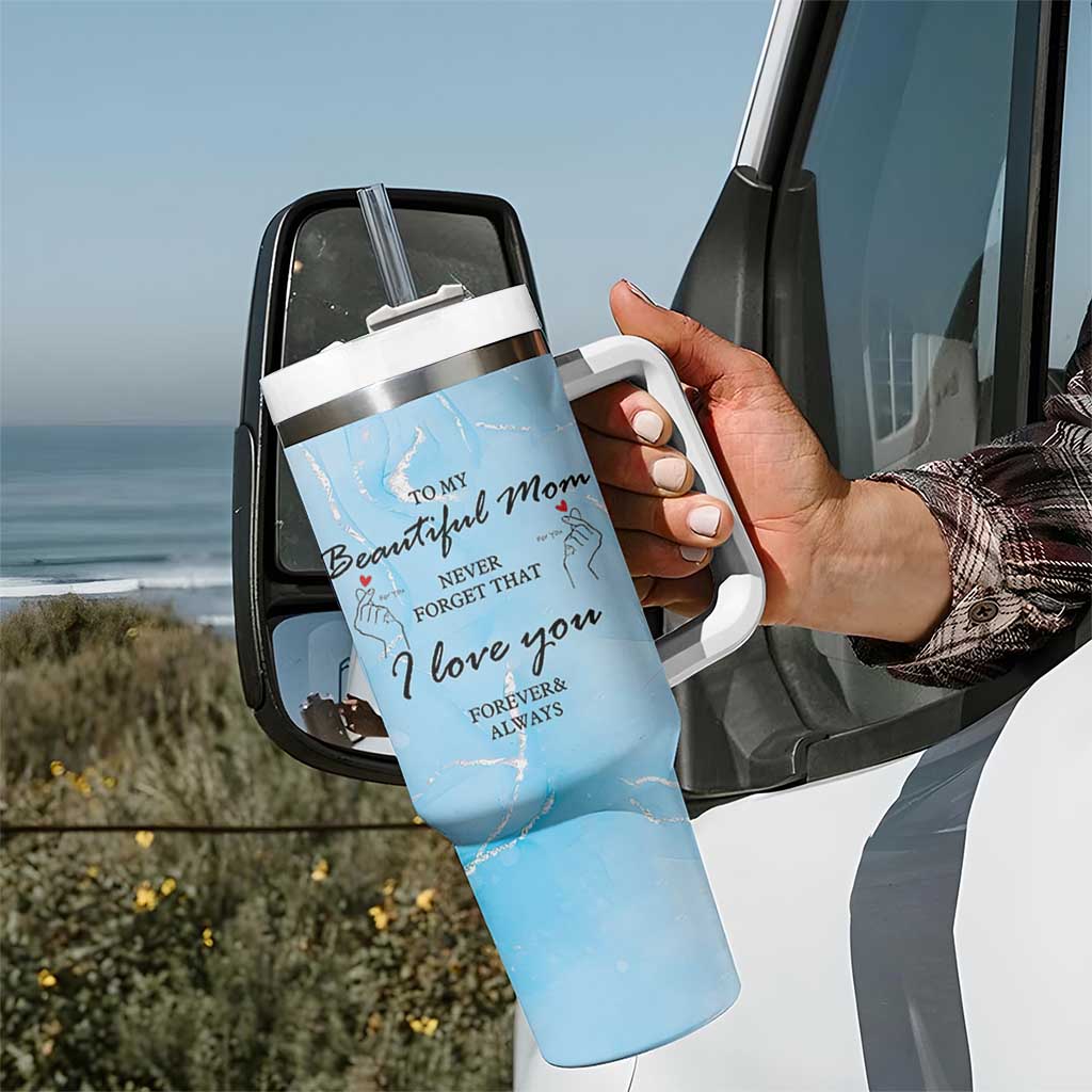 Valentine Gifts For Mom Tumbler With Handle I Love You Mom Mama Momma Gift Ideas
