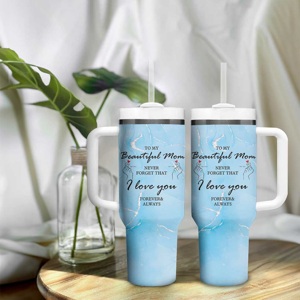 Valentine Gifts For Mom Tumbler With Handle I Love You Mom Mama Momma Gift Ideas